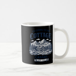 Coming Cottage Canada Life Mountain Estd 2025 Coffee Mug