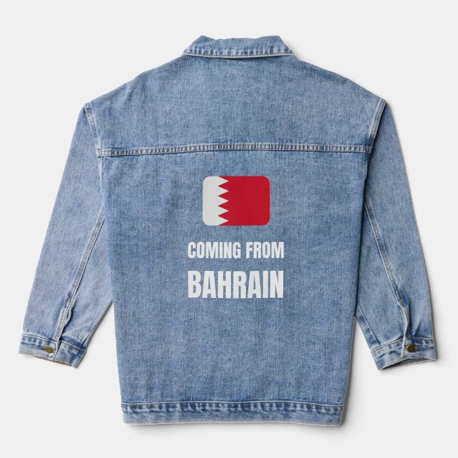 Coming from Bahrain Denim Jacket (Back)
