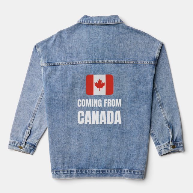 Coming from Canada Denim Jacket (Back)