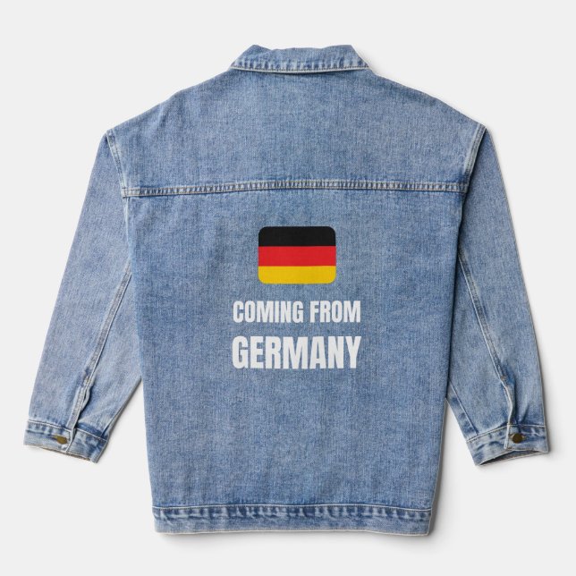Coming from Germany Denim Jacket (Back)