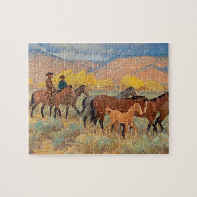 Coming Home by Maynard Dixon Jigsaw Puzzle (Horizontal)