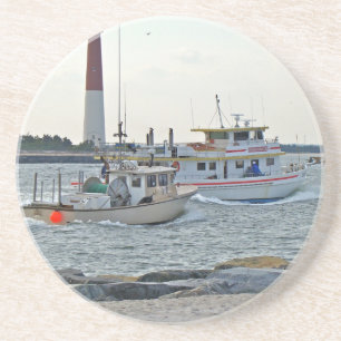 Coming Home - Fishing Boats in Barnegat Inlet Item Coaster