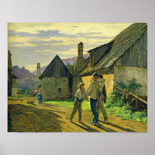 Coming home from the war, 1859 poster