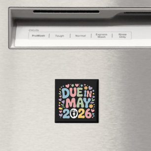 Coming May 2026 Due in New Baby Mum Pregnancy Magnet
