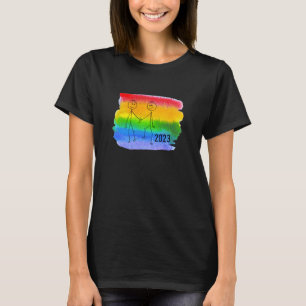 Coming out 2023 for gay men Pride CSD homosexual L T-Shirt
