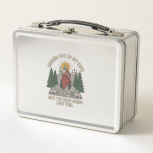 Coming Out of My Cave Resurrection Lyric Shirt Des Metal Lunch Box