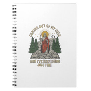 Coming Out of My Cave Resurrection Lyric Shirt Des Notebook