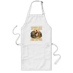 Coming Out of My Cave The Jesus Resurrection Long Apron