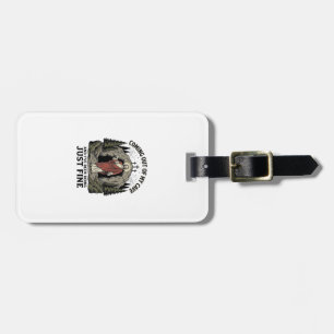 Coming Out of My Cave Vintage Religious Funny Shir Luggage Tag