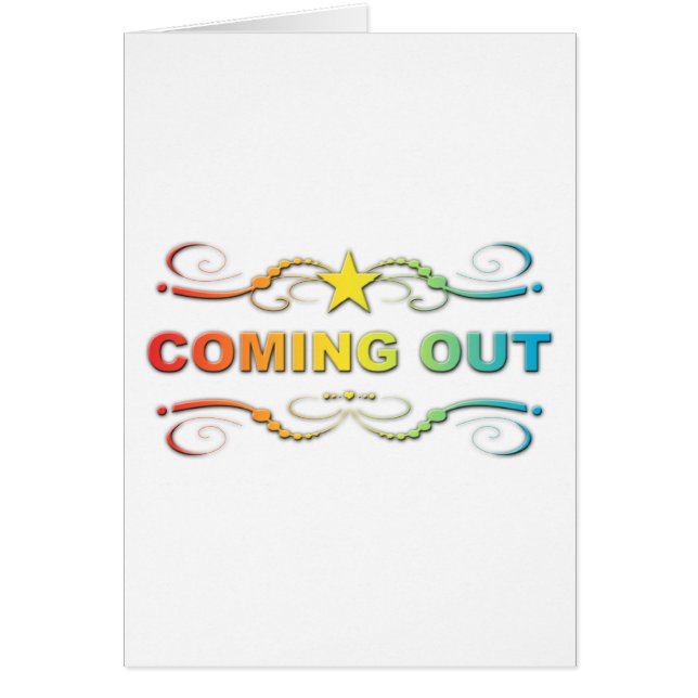 coming out : rainbow flourish (Front)