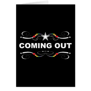 coming out : rainbow flourish