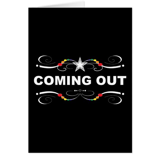 coming out : rainbow flourish (Front)