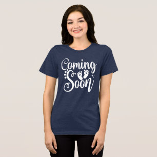 Coming Soon Baby Footprints Tshirt