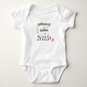 Coming soon baby girl  bodysuit