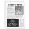 Coming Soon Baby Newspaper Pregnancy Announcement