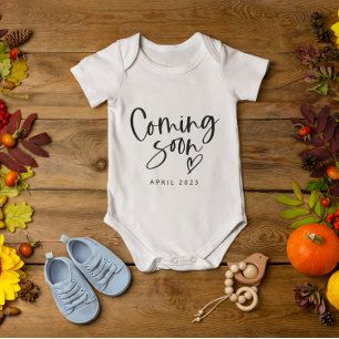 Coming Soon New Baby Announcement Unisex Bodysuit