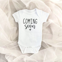 Coming Soon Pregnancy Announcement Baby Bodysuit