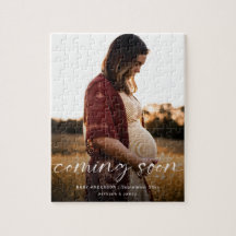 Coming Soon Pregnancy Announcement Photo Baby Gift
