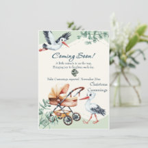 Coming Soon Stork & Pram Pregnancy