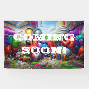Coming Soon Vinyl Banner 3' x 5' Banner