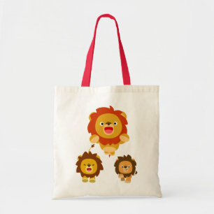 'Coming!!' Three Cute Cartoon Lions Bag