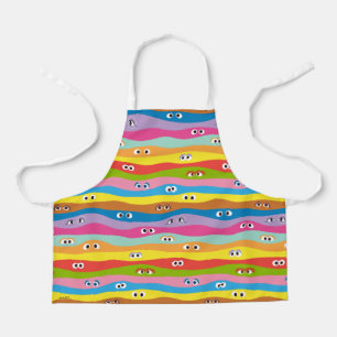 Coming Together Eyes Pattern Apron