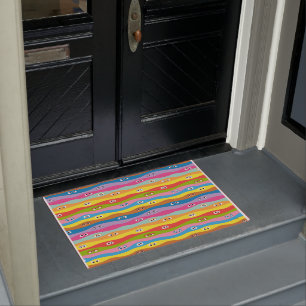 Coming Together Eyes Pattern Doormat