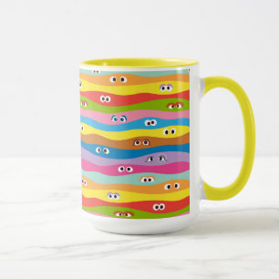 Coming Together Eyes Pattern Mug