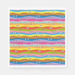 Coming Together Eyes Pattern Napkin