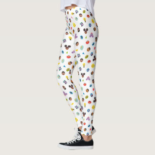 Coming Together Faces Pattern Leggings