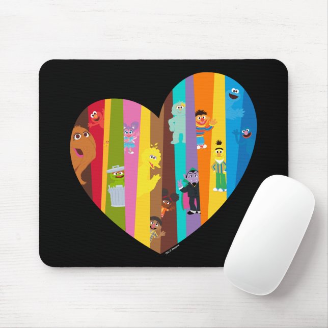 Coming Together Heart Mouse Pad (With Mouse)