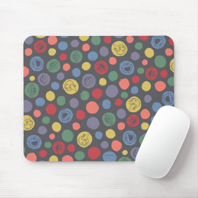 Coming Together Polka Dot Pattern Mouse Pad (With Mouse)