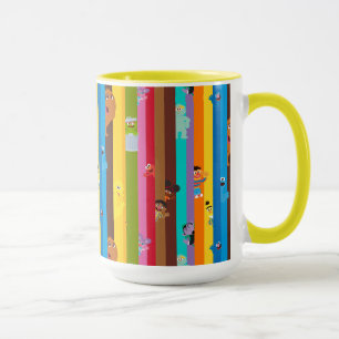 Coming Together Stripe Pattern Mug
