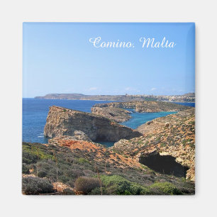 Comino island in Malta Magnet