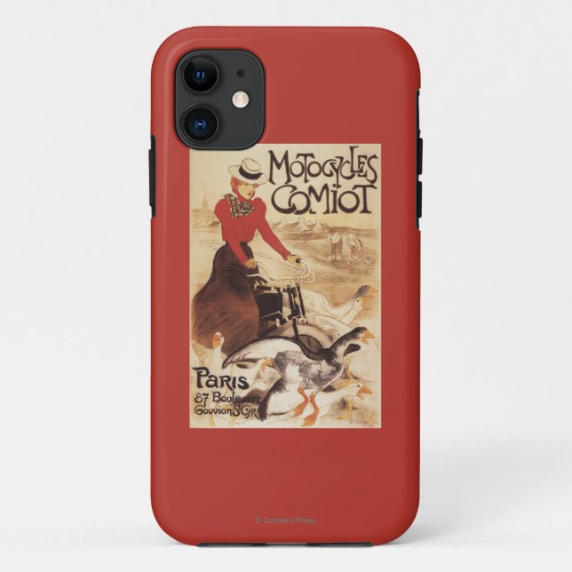 Comiot Motocycles Woman and Geese Promo Poster Case-Mate iPhone Case (Back)