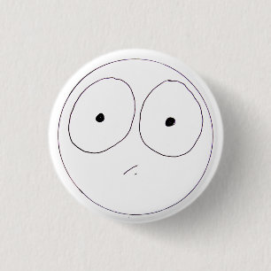 Comique Face 3 Cm Round Badge