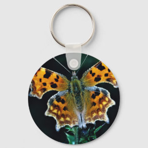 Comma butterfly key ring