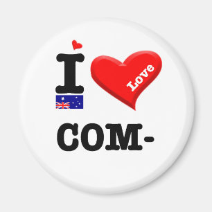 COMMA - I Love Magnet