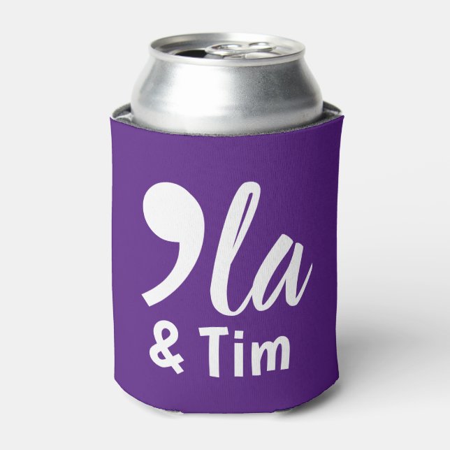 Comma Kamala and Tim 2024 Can Cooler (Can Front)