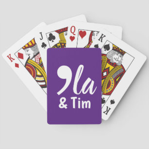 Comma Kamala and Tim 2024 Playing Cards