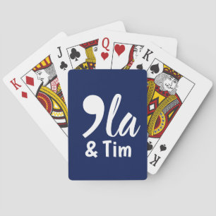 Comma Kamala and Tim 2024 Playing Cards