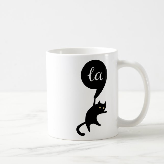 Comma La 2024 Cat  Coffee Mug (Right)