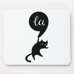 Comma La 2024 Cat Mouse Pad