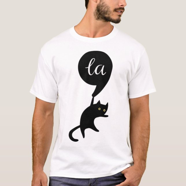 Comma La 2024 Cat  T-Shirt (Front)