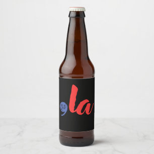 Comma La 2024 For President Election 2024 Funny Beer Bottle Label