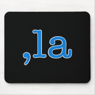 Comma La Blue Comma La - Kamala Harris 2024 Us Mouse Pad