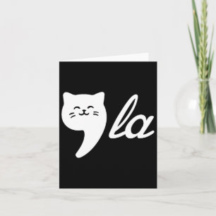 Comma La Cat Ladies For Kamala Harris Kids Girls F Card