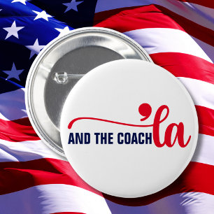 Comma la & Coach   Kamala Harris Coach 6 Cm Round Badge
