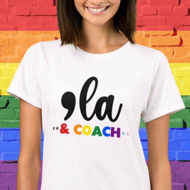 Comma la & Coach-Kamala Harris Progressive Pride T-Shirt (Creator Uploaded)