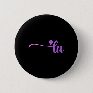 Comma La Colouring Kamala Harris Wheimer 2024 Pres 6 Cm Round Badge